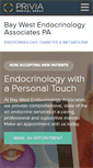 Mobile Screenshot of bayendocrinology.com